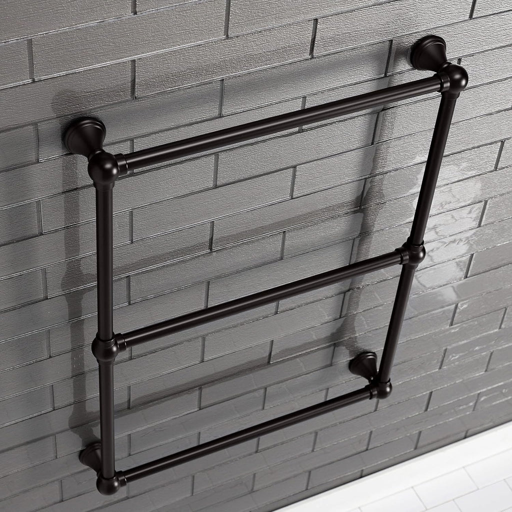 Kingston Brass DTC322419ORB Maximilien Wall Mount Towel-Rack, Oil Rubbed Bronze