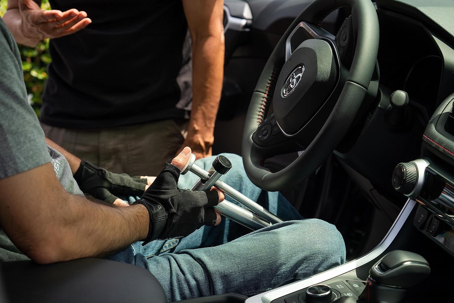 QuicStick Car Hand Controls for Disabled Drivers, Handicap Driver Hand Controls, Driving Handicap Aid Equipment For Permanent Or Temporary Disability